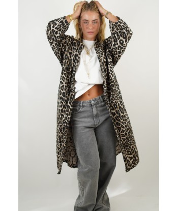 Long leopard jacket Economisez 