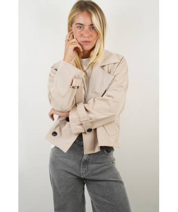 Agathe beige fine trench coat chez Cornerstreet bien 