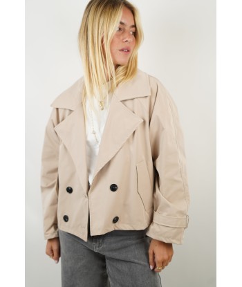 Agathe beige fine trench coat chez Cornerstreet bien 