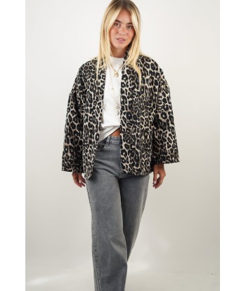 Mina Leopard Jacket Venez acheter