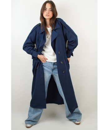 Navy blue Lola trench coat de France