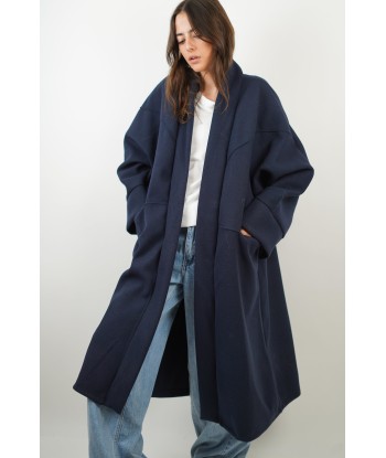 Lya navy blue coat l'évolution des habitudes 