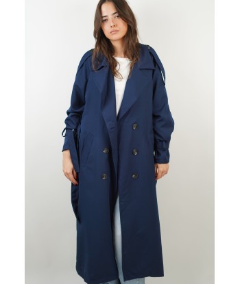 Navy blue Lola trench coat de France