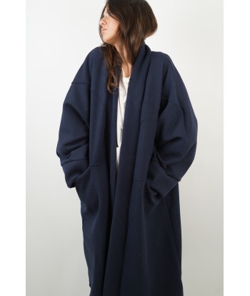 Lya navy blue coat l'évolution des habitudes 