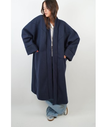 Lya navy blue coat l'évolution des habitudes 