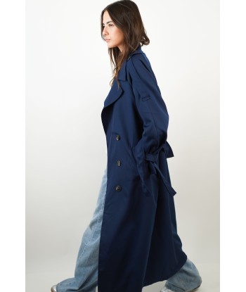 Navy blue Lola trench coat de France