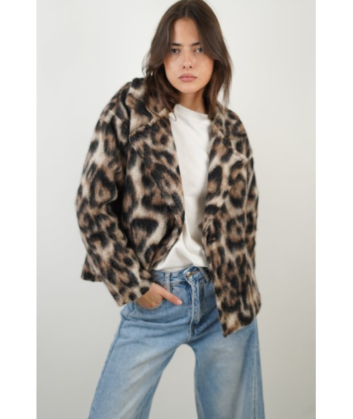 Brown Leopard Coat sur le site 