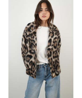 Brown Leopard Coat sur le site 