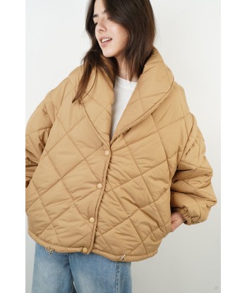 Eve camel down jacket Pour