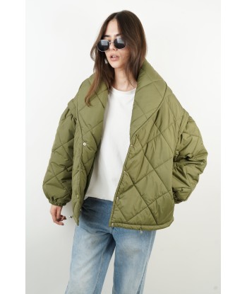 Eve khaki down jacket de l' environnement