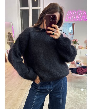 Black mohair tea sweater l'achat 