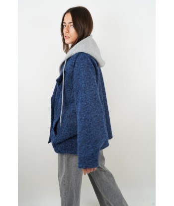 Navy blue Eleonore coat pas cher chine