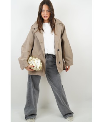 Ella Trenchcoat Taupe Véritable concentré