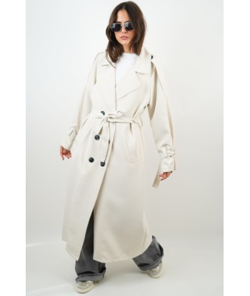 Ecrufarbener Trenchcoat „Lola“. Pour