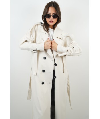 Ecrufarbener Trenchcoat „Lola“. Pour