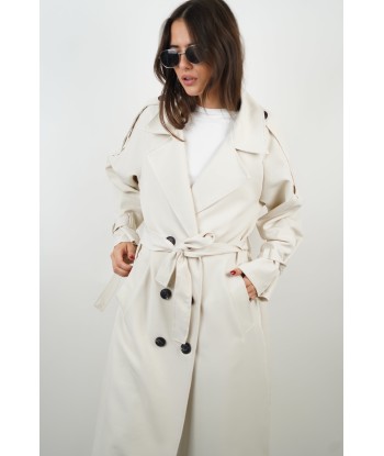 Ecrufarbener Trenchcoat „Lola“. Pour