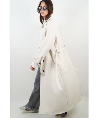 Ecrufarbener Trenchcoat „Lola“. Pour