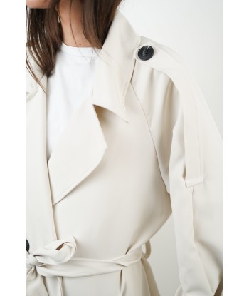 Ecrufarbener Trenchcoat „Lola“. Pour