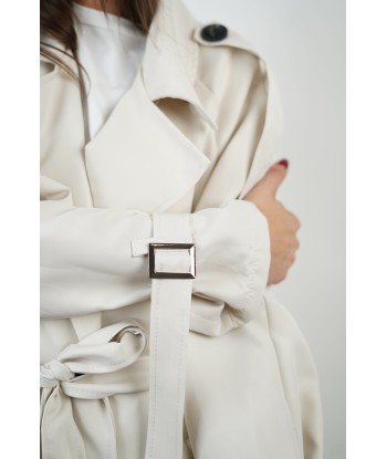 Ecrufarbener Trenchcoat „Lola“. Pour