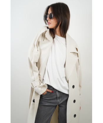 Ecrufarbener Trenchcoat „Lola“. Pour