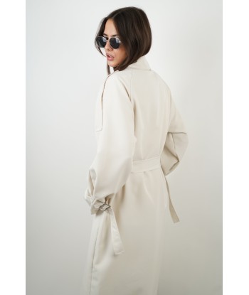 Ecrufarbener Trenchcoat „Lola“. Pour