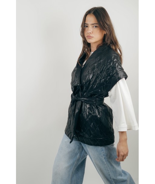 Schwarze Nana-Jacke s'inspire de l'anatomie humaine