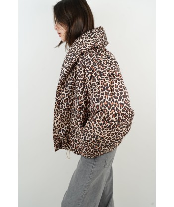 Eve Daunenjacke mit Leopardenmuster meilleur choix