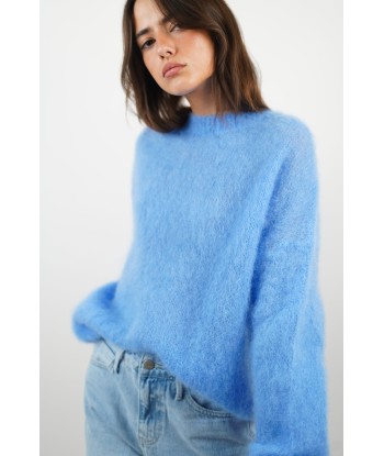 Lucie blauer Mohairpullover store